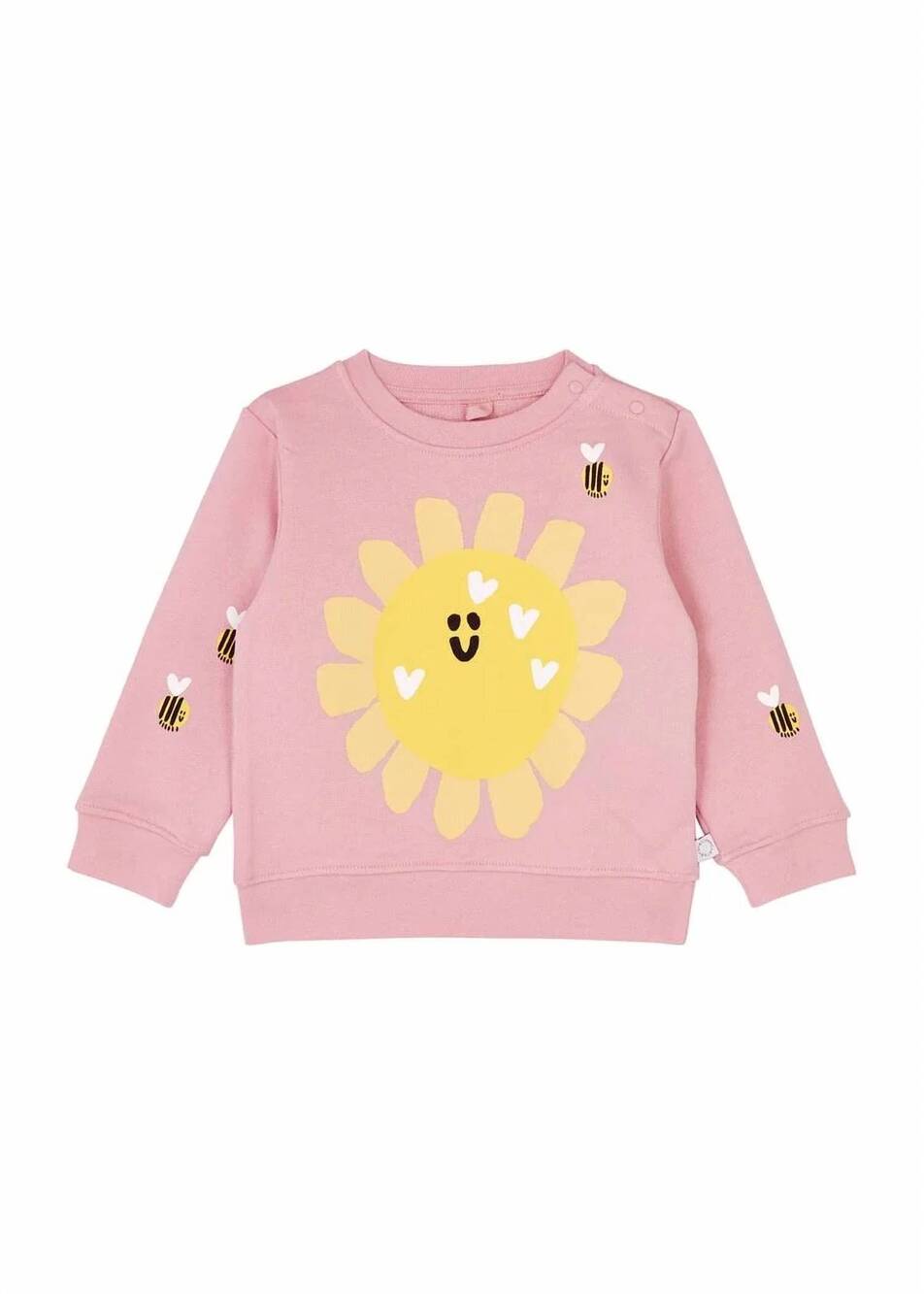 NEW STELLA MCCARTNEY baby girl graphic sweatshirt in pink